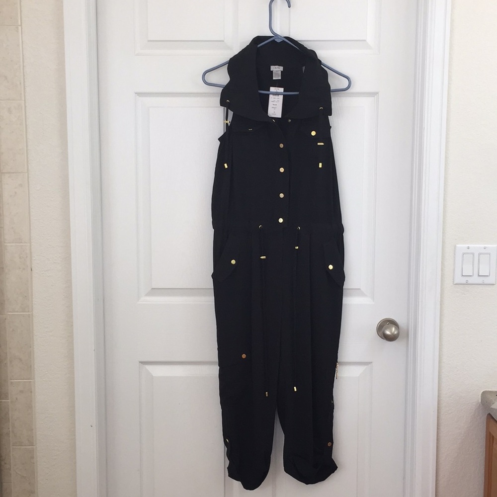 Black Cache Jumpsuit